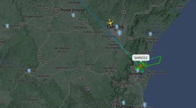 Avião bimotor cai em Santa Catarina e deixa dois mortos
