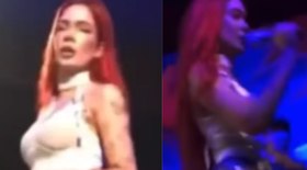 Lara Silva deixa show após público pedir ela ficar nua