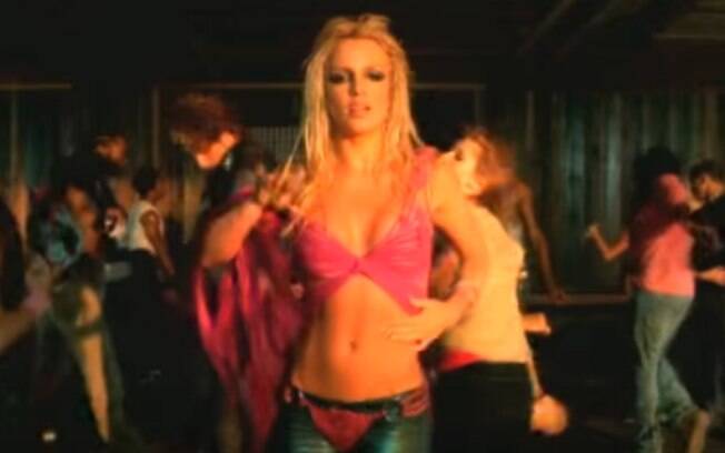 Britney Spears no clipe de 