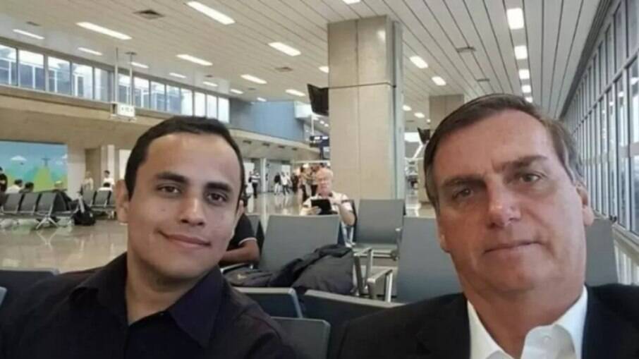 Tercio Arnaud Tomaz e o presidente Jair Bolsonaro