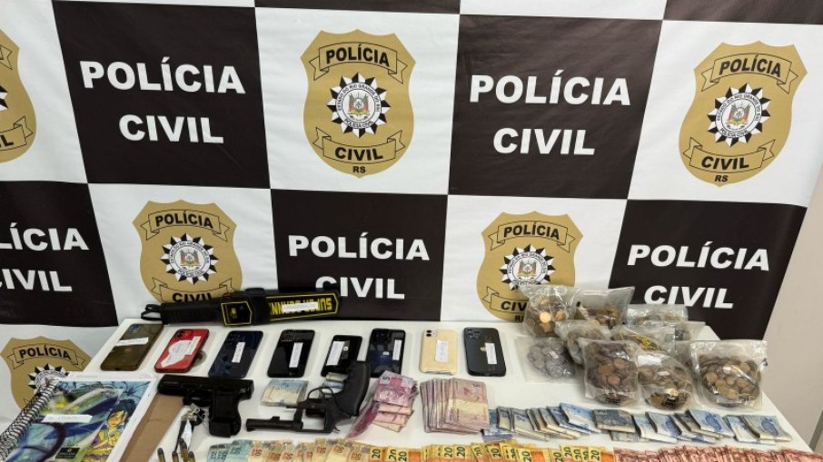 Apreensão feita durante a Operação Berlim Apreensão feita durante a Operação Berlim