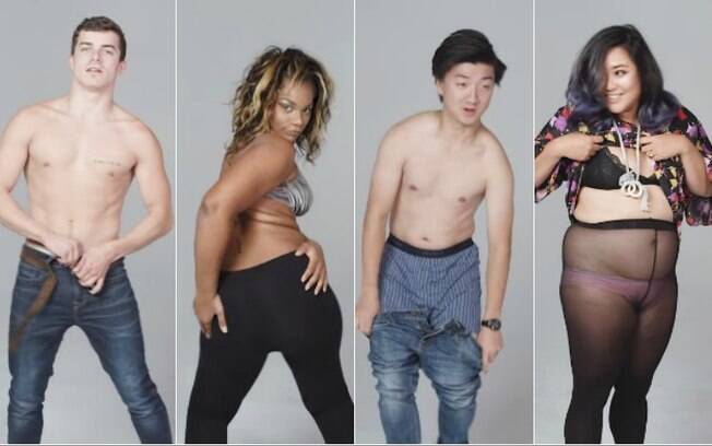 Pessoas com vários tipos de corpo toparam fazer striptease em vídeo no YouTube