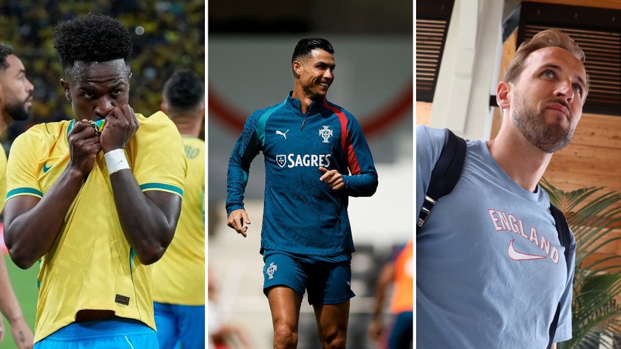 Brasil, Portugal e Inglaterra fazem amistosos neste sábado (6)