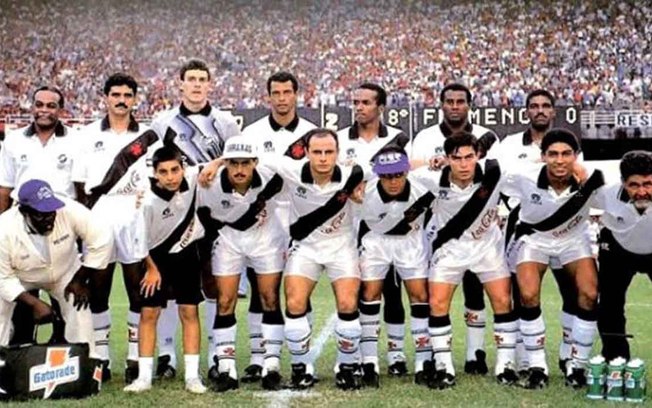 Vasco foi tricampeão carioca em 92, 93 e 94, pela primeira vez em sua história 