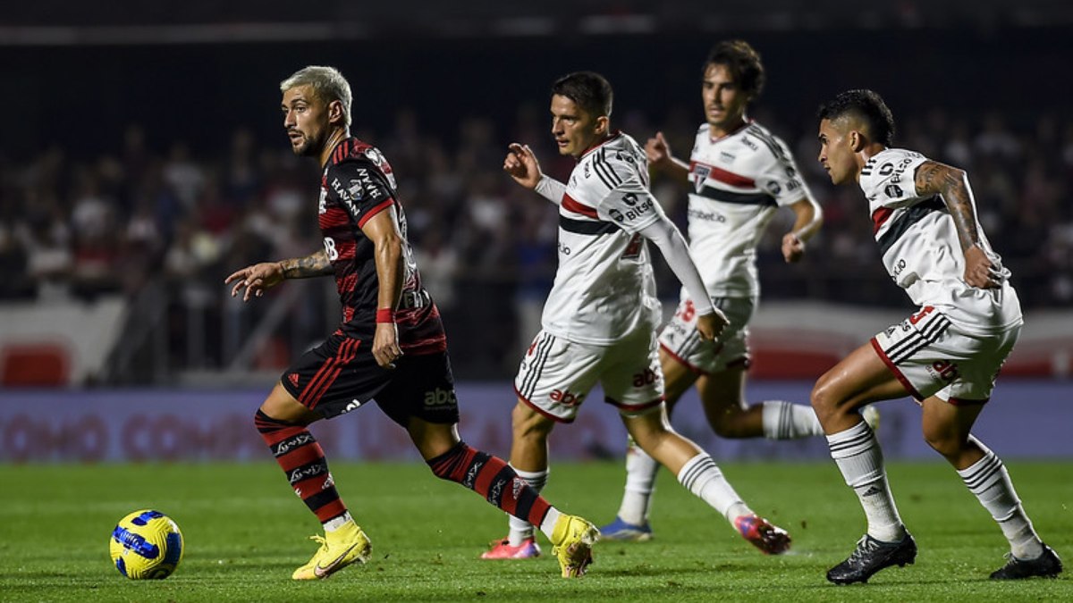 Flamengo venceu o São Paulo por 3 a 1 no Morumbi