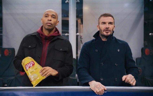 David Beckham e Thierry Henry estrelam campanha da Lay’s para UEFA Champions League