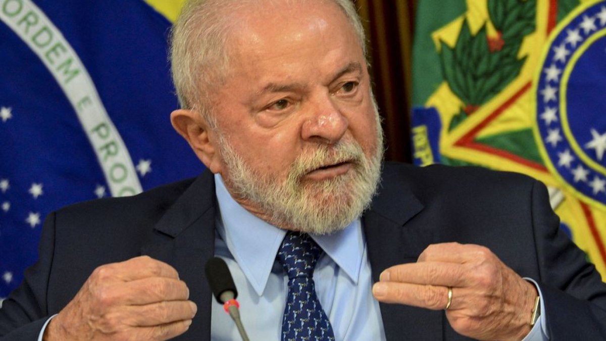 Presidente Luiz Inácio Lula da Silva (PT) durante reunião ministerial, no Palácio do Planalto