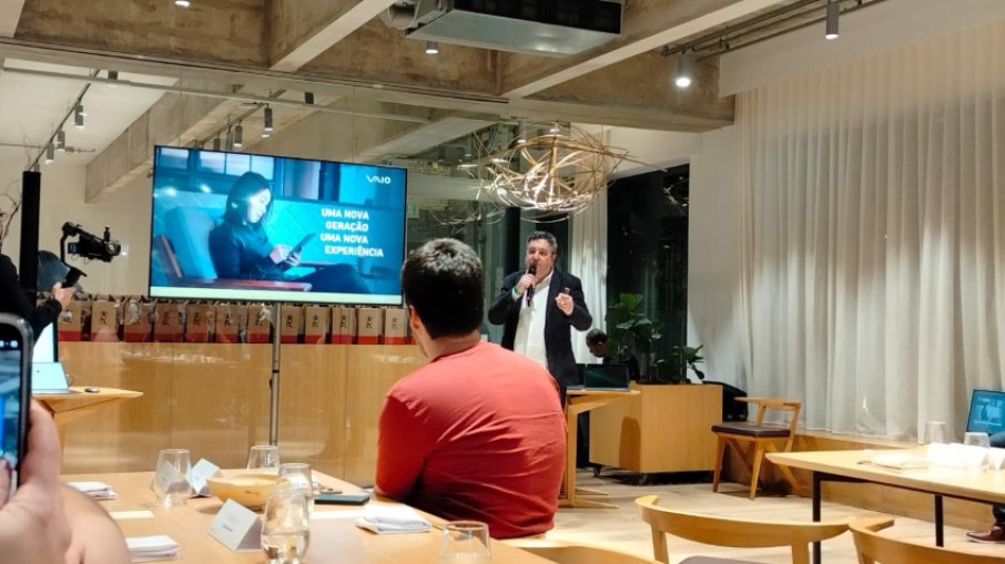 Portal iG esteve presente no evento de lançamento do VAIO TL2