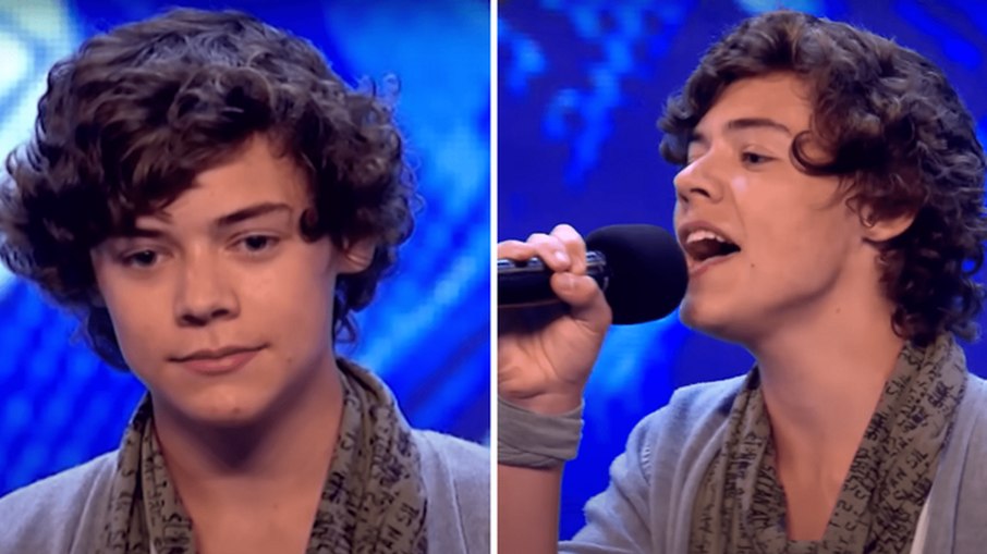 Harry Styles tinha dezesseis anos quando fez o teste para o 'The X Factor' UK