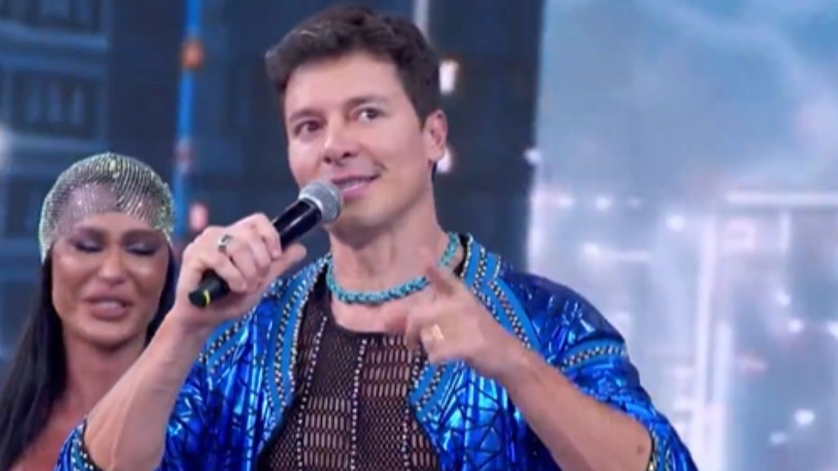 Rodrigo Faro se emociona com surpresa de Vera Viel no Dança dos Famosos Rodrigo Faro se emociona com surpresa de Vera Viel no Dança dos Famosos