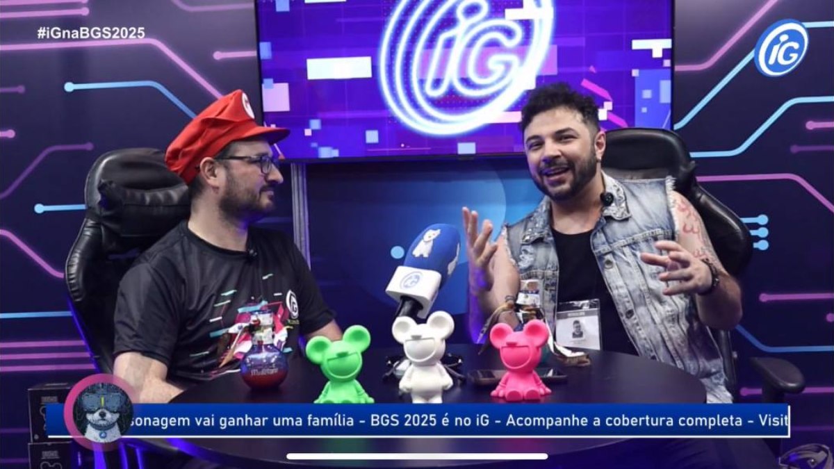 Raphael Rossatto, dublador, cantor e ator em entrevista ao podcast iGeek na BGS.