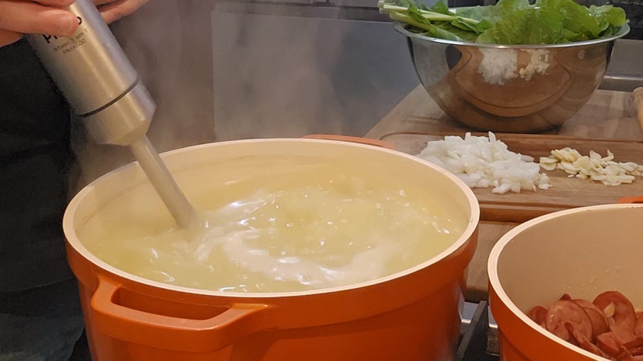 Processando o caldo