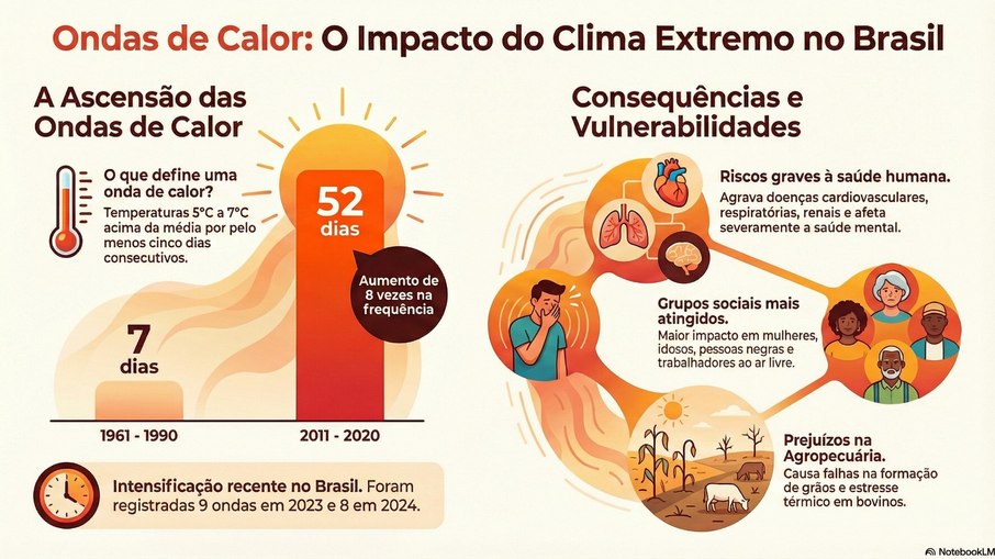 Infográfico: ondas de calor