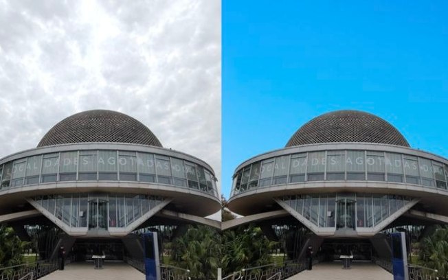 Sky Replacer | Site usa IA para limpar o céu nublado das fotos