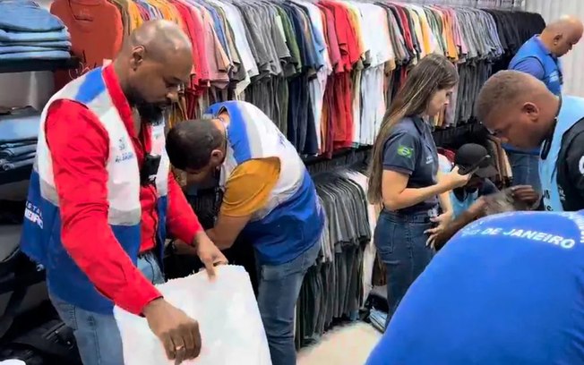Procon apreende 742 peças falsificadas e interdita loja no Rio
