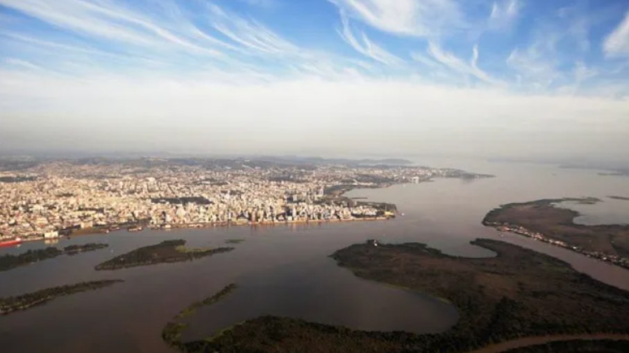 Guaíba tem características de rio e de lago Guaíba tem características de rio e de lago