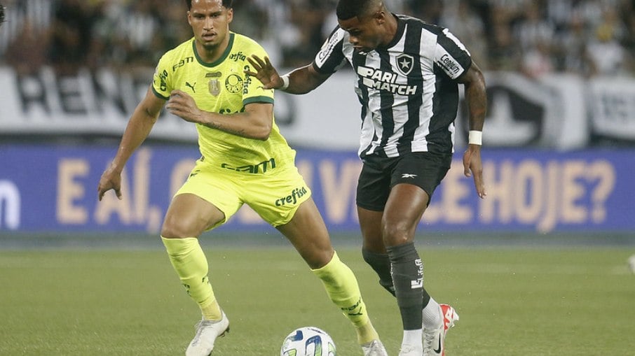 Botafogo e Palmeiras medem forças pelo Brasileirão