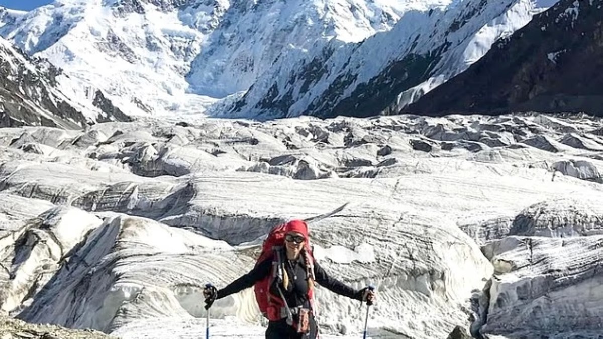 Montanhista russa Natalia “Natasha” Nagovitsina, de 47 anos Montanhista russa Natalia “Natasha” Nagovitsina, de 47 anos