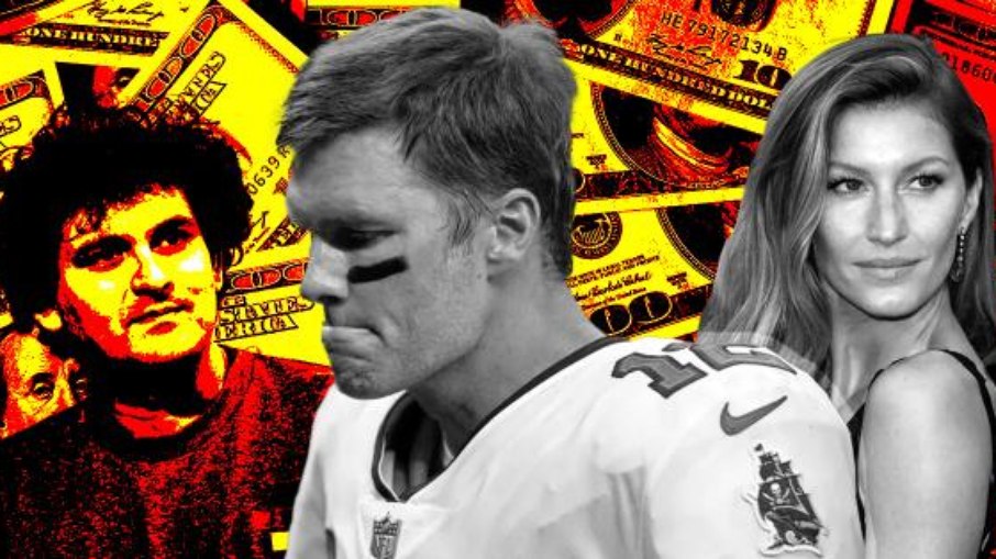 Sam Bankman-Fried, Tom Brady e Gisele Bündchen 