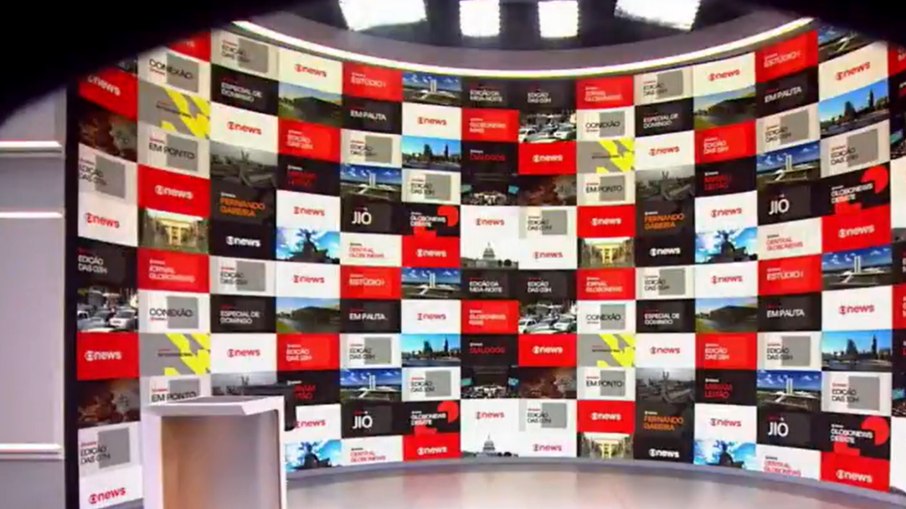 Vaza imagem da GloboNews Vaza imagem da GloboNews