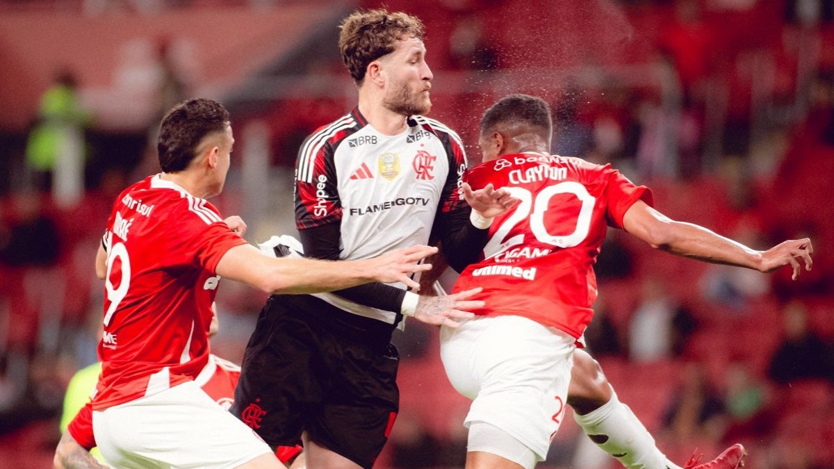 Internacional foi superado pelo Flamengo nas três últimas partidas