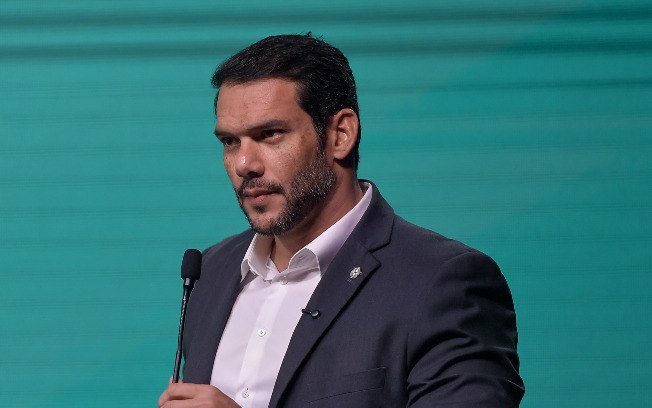 Samir Xaud durante reunião inaugural do Grupo de Trabalho da Arbitragem Samir Xaud durante reunião inaugural do Grupo de Trabalho da Arbitragem