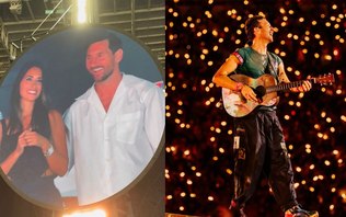 Messi é flagrado por câmera do beijo em show do Coldplay; assista