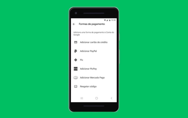 Google Play Store já aceita Pix como forma de pagamento