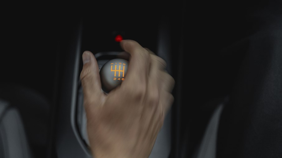 Câmbio manual simulado da Ferrari 12Cilindri