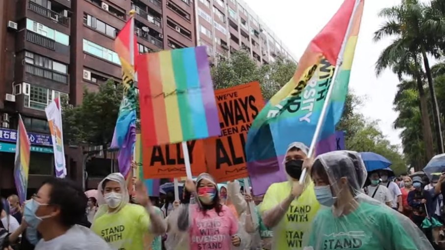Parada LGBT de Taipé 2022, capital de Taiwan