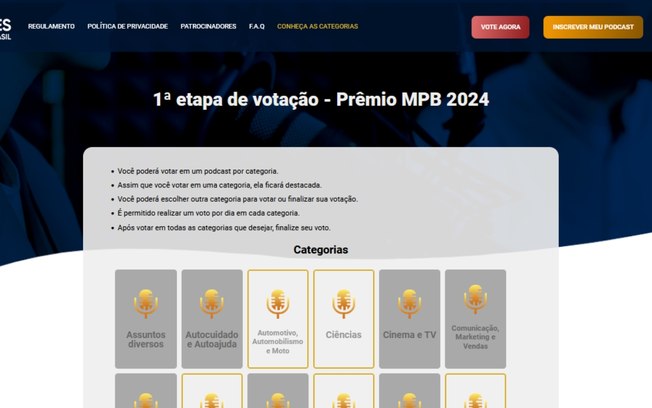 Votações para o Prêmio MPB 2024 estão abertas