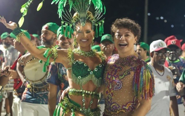 David Brazil e Virgínia Fonseca em Ensaio da Grande Rio