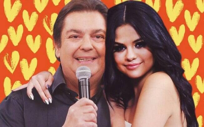 Faustão e Selena Gomez