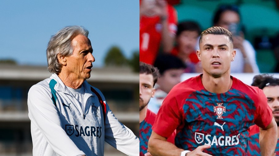 Jorge Jesus e Cristiano Ronaldo