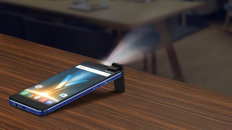 Quantum V: smartphone com projetor a laser começa a ser vendido essa semana  - TecMundo