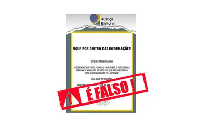 É falso que INSS vai usar comprovante de votação como prova de vida