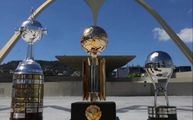 Taças da Libertadores, Sul-Americana e Recopa Taças da Libertadores, Sul-Americana e Recopa
