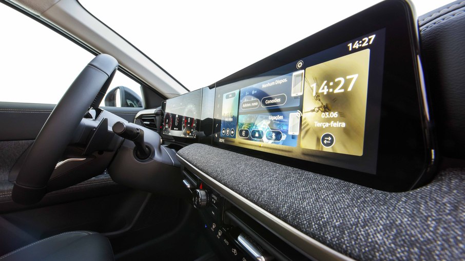 Telas digitais do novo Nissan Kicks Platinum Telas digitais do novo Nissan Kicks Platinum
