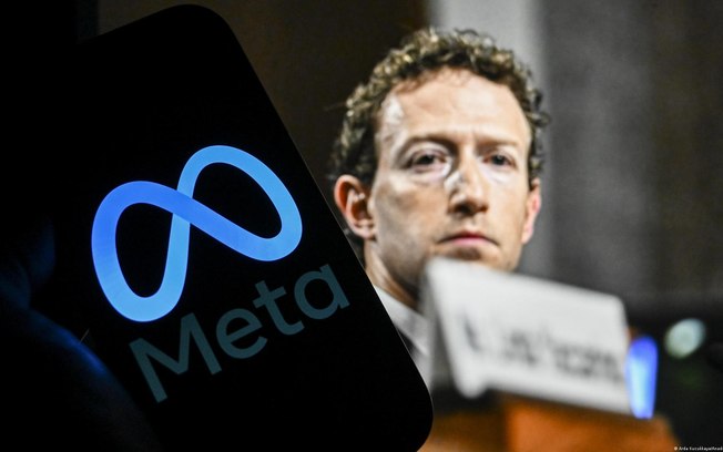 O bilionário Mark Zuckerberg, controlador da Meta O bilionário Mark Zuckerberg, controlador da Meta