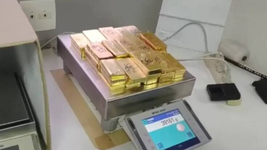 (Arquivo) Polícia Federal apreende ouro ilegal avaliado em R$ 11 milhões em aeroporto em Jundiaí (SP)