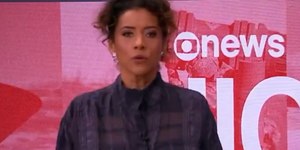 Aline Midlej passa por saia-justa ao vivo na GloboNews