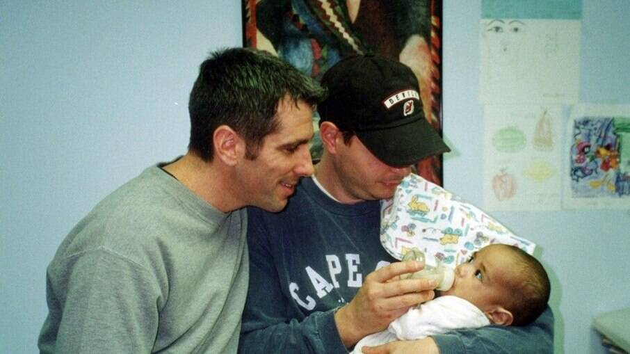 Danny, Pete e o bebê Kevin