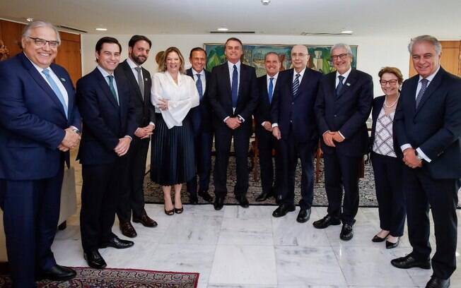 João Doria teve uma reunião com ministros e com o presidente Jair Bolsonaro