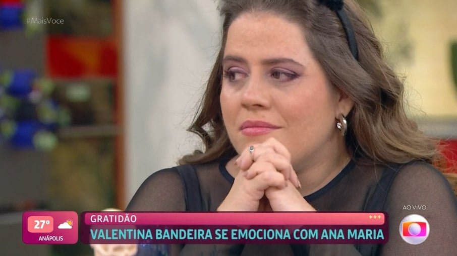 “Mais Você”: Ana Maria e Tati Machado se emocionam com Valentina Bandeira