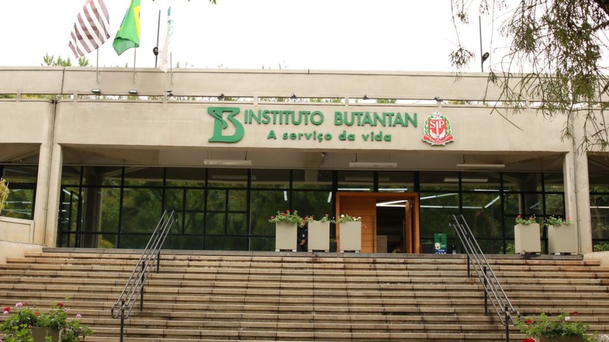 Fachada do centro de pesquisa biológica Instituto Butantan