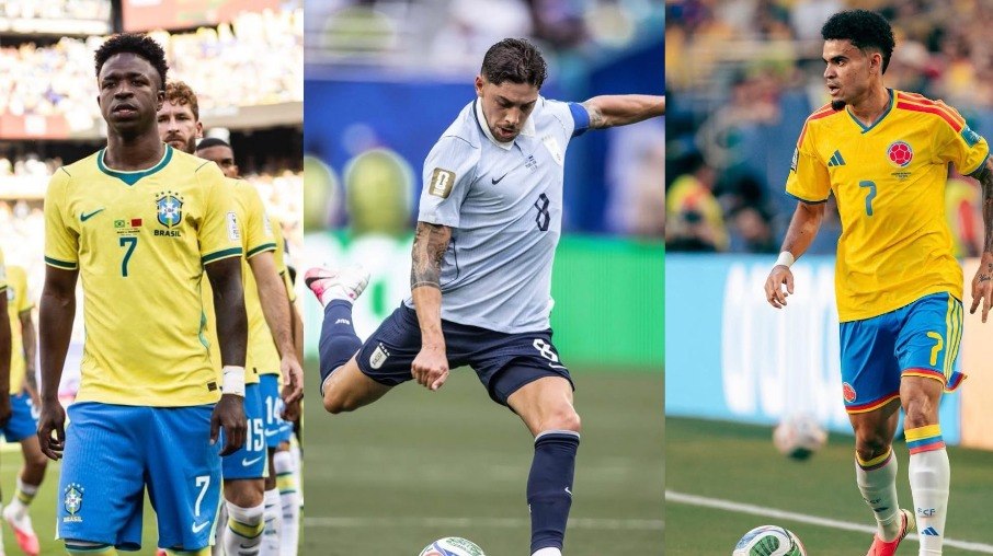 Vini Jr, Valverde e Luis Díaz eram as esperanças das suas seleções na Copa de 2026 Vini Jr, Valverde e Luis Díaz eram as esperanças das suas seleções na Copa de 2026