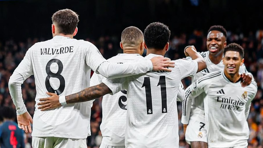 Goleada do Madrid deixa a equipe viva na briga por uma vaga direta nas oitavas Goleada do Madrid deixa a equipe viva na briga por uma vaga direta nas oitavas