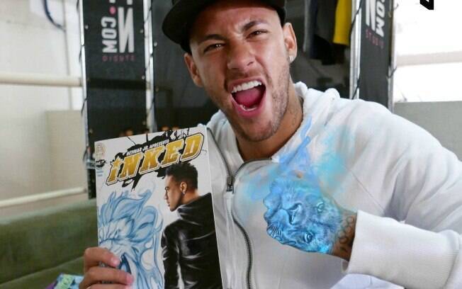 Tatuagens do herói inspirado em Neymar ganharão poderes no quadrinho