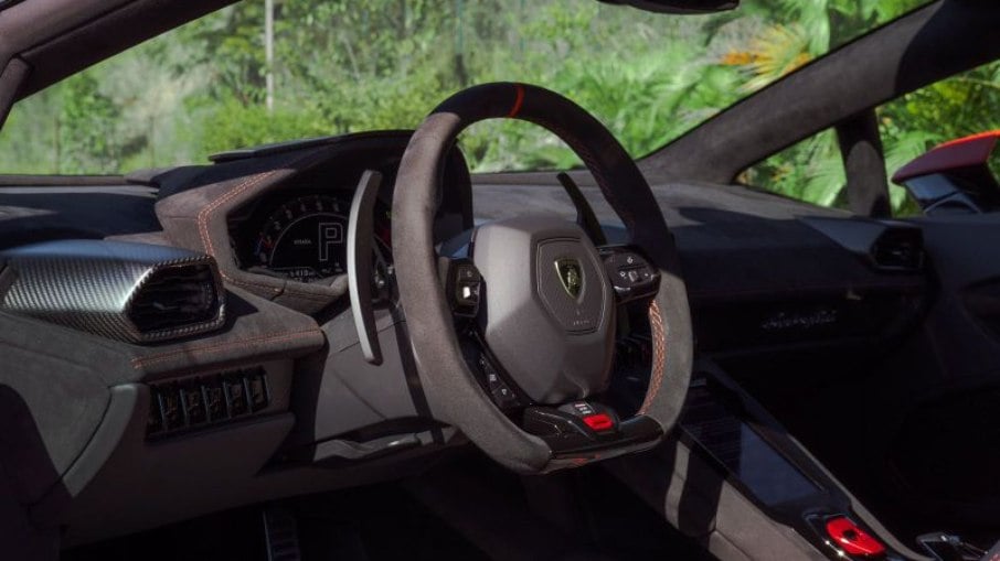 Interior da Lamborghini Huracán Tecnica 2023 Interior da Lamborghini Huracán Tecnica 2023