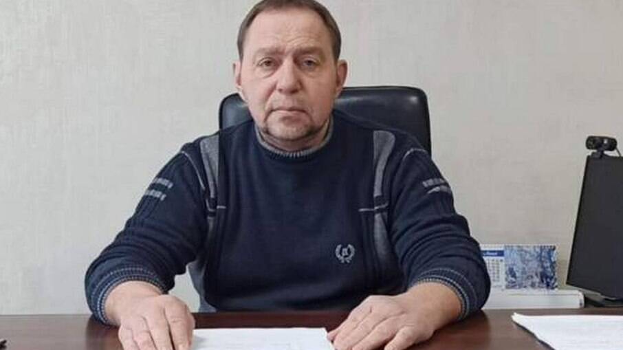 Yevhen Matveyev, prefeito da cidade ucraniana de Dniprorudne 
